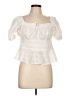 Tecovas Ivory Short Sleeve Blouse Size L - photo 1