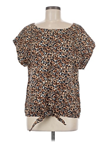 L.L.Bean Signature Short Sleeve Blouse (view 1)