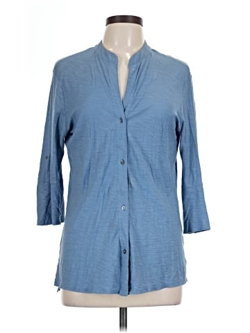 James Perse 3/4 Sleeve Button-Down Shirt (view 1)