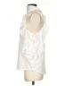 Naked Zebra Ivory Sleeveless Blouse Size S - photo 5