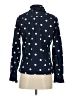 J.Crew 100% Cotton Polka Dots Blue Long Sleeve Blouse Size 0 - photo 2