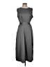 Shein 100% Polyester Solid Gray Casual Dress Size 12 - photo 1