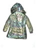 Assorted Brands 100% Polyester Metallic Silver Coat Size 3 - 4 - photo 2