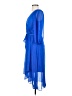 DKNY 100% Polyester Blue Cocktail Dress Size 0 - photo 5
