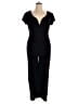Connected Apparel Solid Black Jumpsuit Size 16 - photo 1