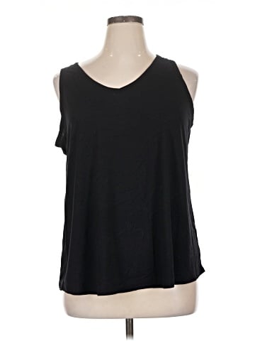 a.n.a. A New Approach Sleeveless T-Shirt (view 1)