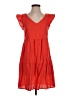 GOODTHREADS Solid Red Casual Dress Size XS - photo 1