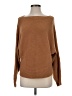 Open Edit Solid Brown Pullover Sweater Size S - photo 1