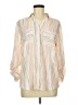 Maurices Stripes Ivory 3/4 Sleeve Blouse Size M - photo 1