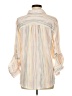Maurices Stripes Ivory 3/4 Sleeve Blouse Size M - photo 2