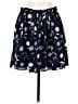 Kenzo 100% Polyester Print Blue Black Casual Skirt Size EU (FR) 38 / US 6 - photo 1