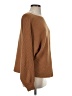 Open Edit Solid Brown Pullover Sweater Size S - photo 4