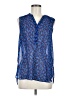 a.n.a. A New Approach Blue Sleeveless Blouse Size M - photo 1