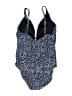 Unbranded Paisley Blue One Piece Swimsuit Size LgEstimated - photo 2
