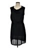 Miami 100% Polyester Solid Black Casual Dress Size S - photo 1