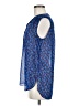 a.n.a. A New Approach Blue Sleeveless Blouse Size M - photo 5