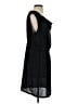 Miami 100% Polyester Solid Black Casual Dress Size S - photo 4