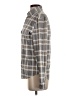 Express Plaid Gray Long Sleeve Button-Down Shirt Size XS - photo 5