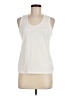 Assorted Brands 100% Polyester White Sleeveless Top Size M - photo 1