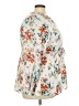 Torrid 100% Rayon Floral Multi Color Ivory 3/4 Sleeve Blouse Size 3X Plus (3) - photo 4