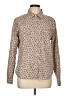 Tecovas 100% Cotton Floral Brown Long Sleeve Button-Down Shirt Size L - photo 1