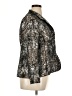 Lafayette 148 New York 100% Polyester Metallic Silver Blazer Size 16 - photo 4
