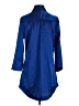 Dots Blue 3/4 Sleeve Blouse Size S - photo 2