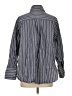Gap 100% Cotton Stripes Blue 3/4 Sleeve Button-Down Shirt Size S - photo 2