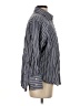 Gap 100% Cotton Stripes Blue 3/4 Sleeve Button-Down Shirt Size S - photo 4