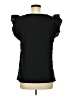 Unbranded Black Short Sleeve Blouse Size M - photo 2