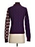Ganni Checkered-gingham Purple Pullover Sweater Size XS (0) - photo 2