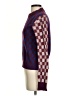 Ganni Checkered-gingham Purple Pullover Sweater Size XS (0) - photo 5