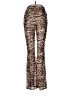 Tic : Toc Animal Print Brown Dress Pants Size M - photo 1