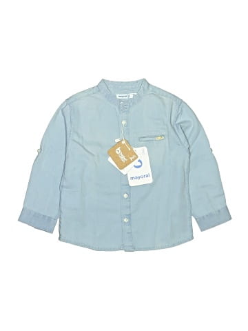 Mayoral Long Sleeve Button-Down Shirt (view 1)