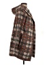 Field Flower Plaid Brown Coat Size XS - photo 4