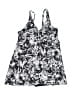 Swim Solutions Floral Black Swimsuit Cover Up Size 18 - photo 1