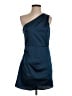 Lulus 100% Polyester Solid Blue Cocktail Dress Size S - photo 1