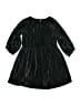Zara 100% Polyester Black Teal Dress Size 9 - photo 2