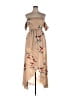 Shein Floral Tan Casual Dress Size XL - photo 1