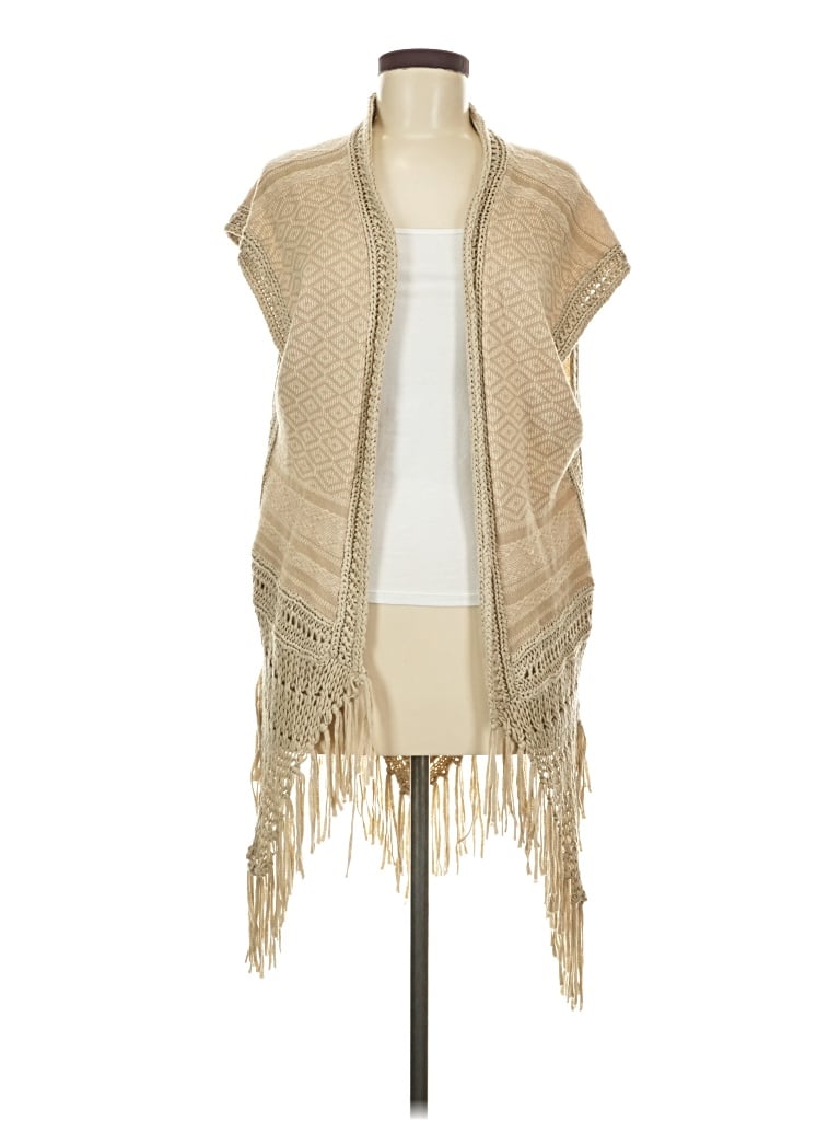 Pre-owned Altar'd State Cardigan Sweater In Tan