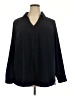 41Hawthorn 100% Polyester Solid Black 3/4 Sleeve Blouse Size 3X - photo 1