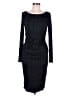 Max Mara Solid Black Cocktail Dress Size 8 - photo 1