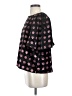 Ann Taylor Polka Dots Black Short Sleeve Blouse Size S - photo 5