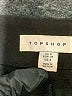 Topshop 100% Polyester Solid Black Casual Skirt Size 4 - photo 4