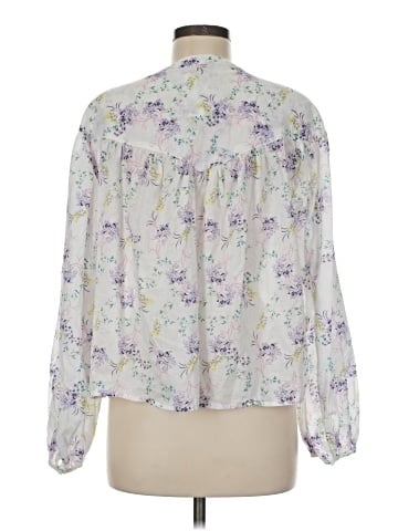 Scoop Long Sleeve Blouse (view 2)
