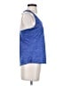 Adidas 100% Polyester Blue Active Tank Size S - photo 4