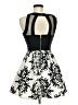 Crystal Doll Graphic Black Cocktail Dress Size 7 - photo 2