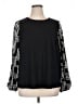 Nine West Black Long Sleeve Blouse Size 1X - photo 1