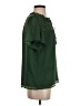 Ann Taylor LOFT 100% Polyester Green Short Sleeve Blouse Size S - photo 4
