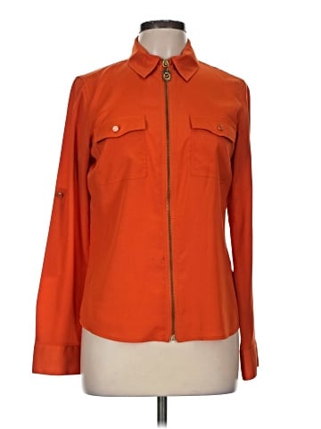 MICHAEL Michael Kors Long Sleeve Button-Down Shirt (view 1)